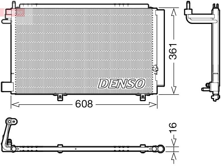 Ford Fiesta Klima Radyatörü DENSO