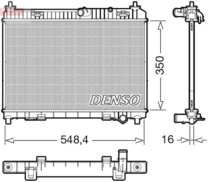 Ford Fiesta B-Max Su Radyatörü DENSO