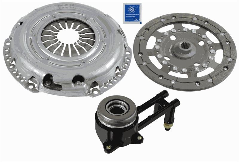 Ford Fiesta Debriyaj Seti Baskı Disk Rulmanlı SACHS