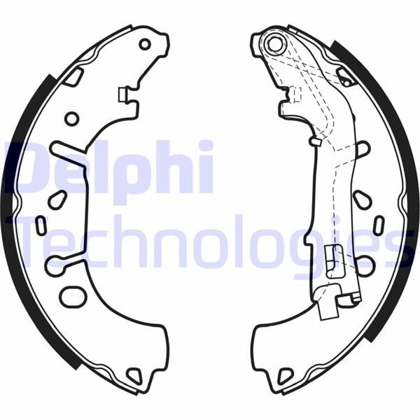 Fiat Fiorino Arka Pabuç Balata DELPHI