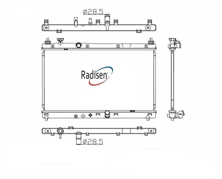 Honda Fit Radyatör RADISEN