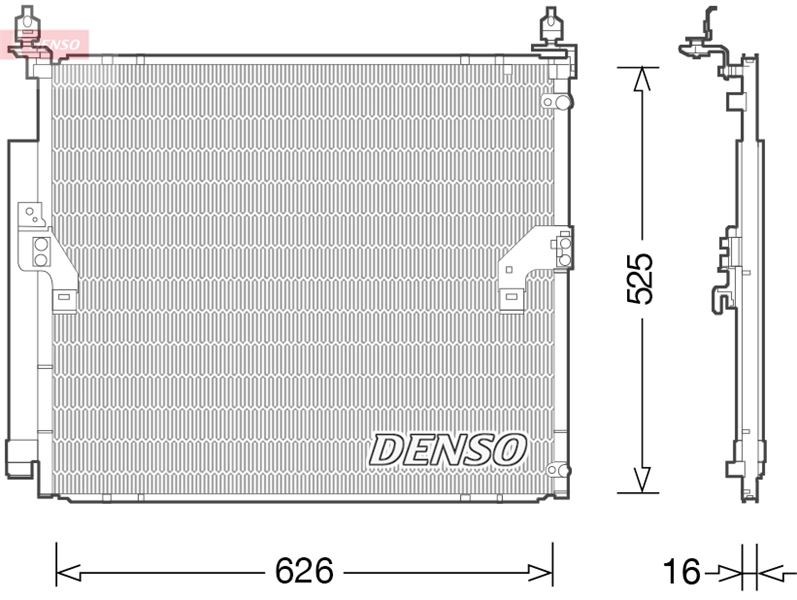 Toyota FJ Cruiser Klima Radyatörü Kondenseri DENSO