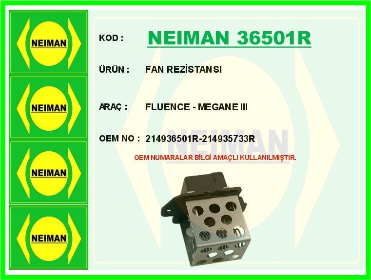Renault Fluence Fan Rezistansı BESCHER