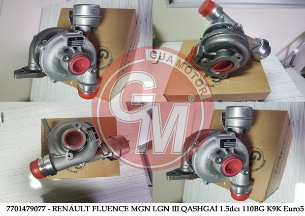 Renault Fluence Megane Logan III Qashqai Dacia Duster 4X4 Lodgy 1.5dcı 110BG... GUA