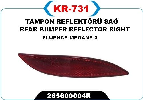 Fluence Tampon Reflektörü Sağ KAYA