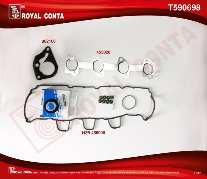 Renault Fluence Kangoo Megane III 1.5 dCi Üst Takım Conta Reinz Keçeli Subap... ROYAL