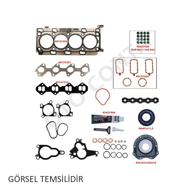 Fluence Full Takım SKC Teflon Keçeli Subap Lastikli 1.5 dCi OTOCONTA