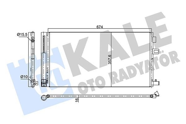 Renault Fluence Kondenser 1.6 16V KALE-RADYATOR