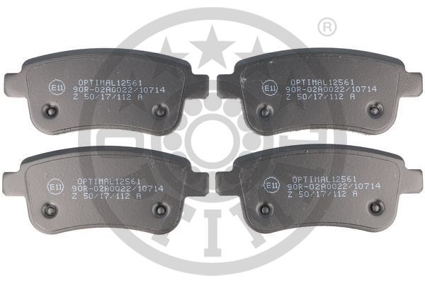 Renault Fluence Megane 3 Megane 4 Scenic 3 Clio 5 Captur 2 Arka Fren Balatası OPTIMAL