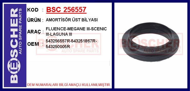 Renault Fluence Amortisör Üst Bilyası BESCHER
