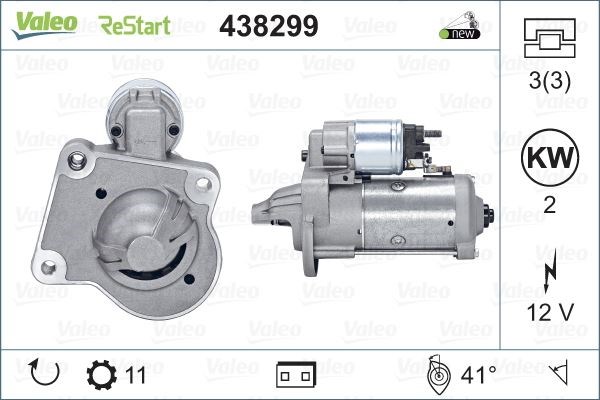 Ford Focus Courier Fiesta Marş Motoru 1.5 1.6 TDCI Start Stoplu VALEO