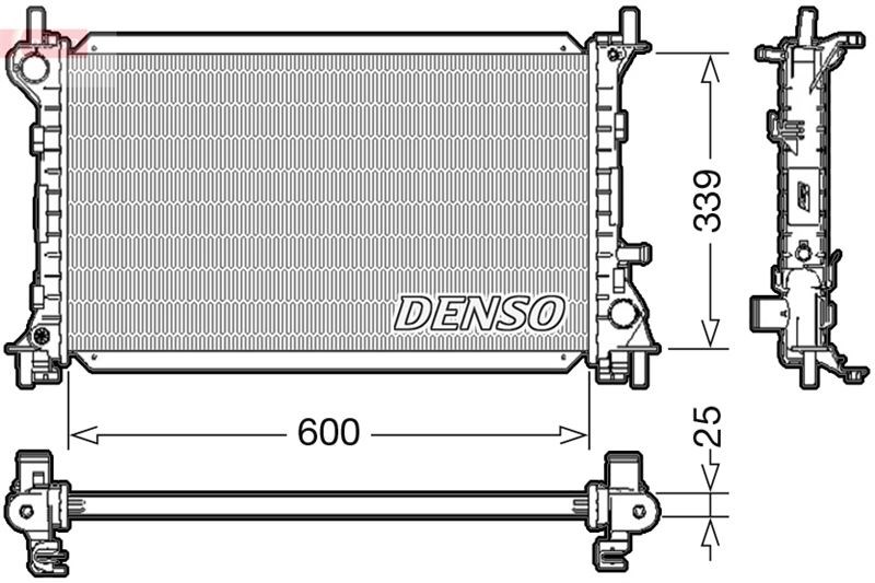 Ford Focus I Motor Su Radyatörü DENSO