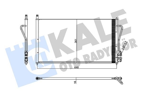 Ford Focus Klima Radyatörü KALE-RADYATOR