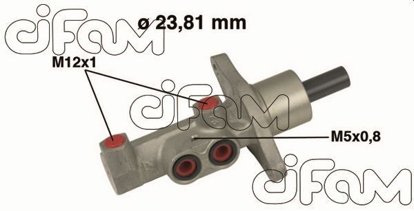 Ford Focus II C-Max / Volvo C30 C70 II S40 II V50 Fren Ana Merkezi 23.8mm CIFAM