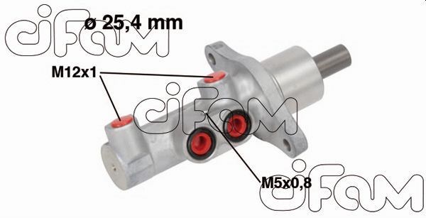 Ford Focus II C-Max / Volvo C30 C70 II S40 II V50 Fren Ana Merkezi 25.4mm CIFAM