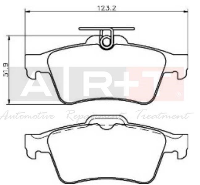 Ford Focus II C-Max Connect Renault Laguna III Opel Vectra C Signum Citroen... ART-BALATA