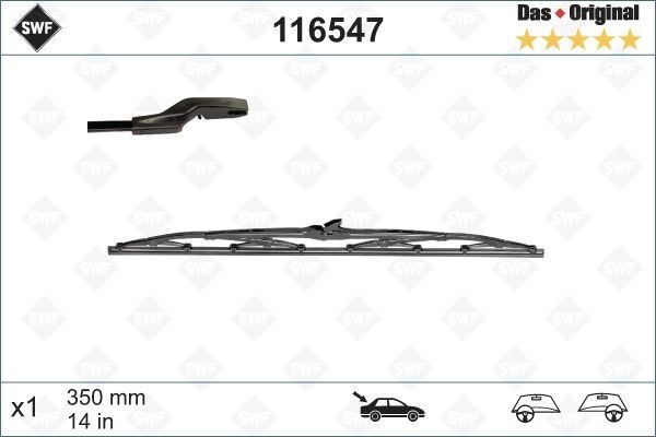 Ford Focus 2 Arka Silecek Süpürgesi 300 mm VALEO
