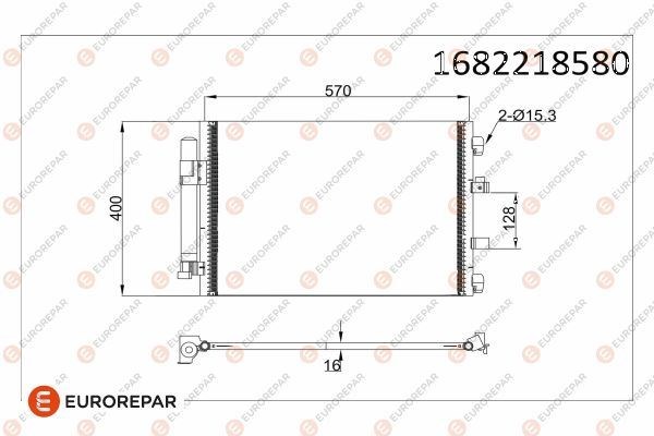 Ford Focus 3 Grand C-Max Klima Radyatörü Kondenser EUROREPAR