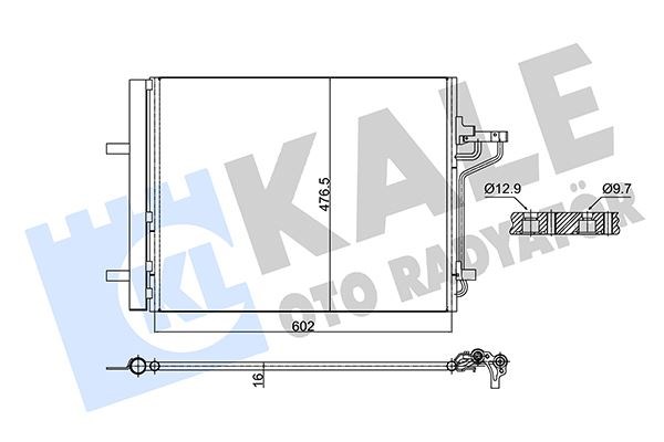 Ford Focus 3 Klima Radyatörü KALE-RADYATOR