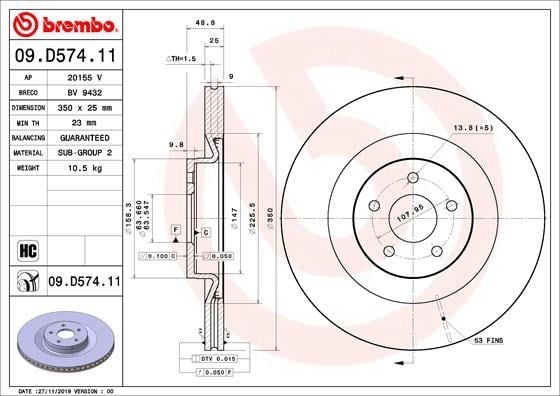 Ford Focus III Ön Fren Diski BREMBO