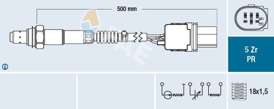 Ford Focus Kuga Mondeo Oksijen Sensörü FAE