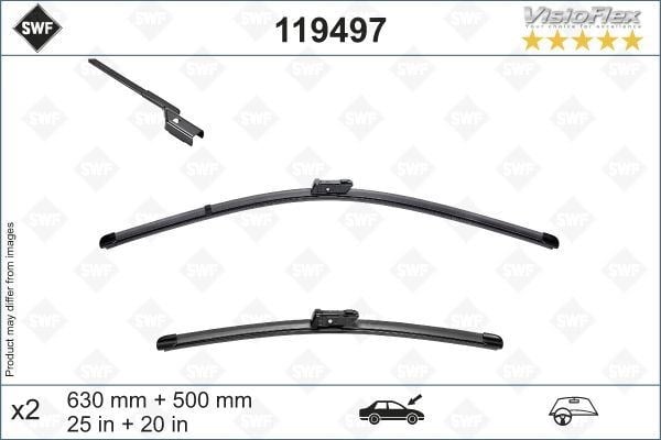 Ford Focus IV SWF Visioflex Flat Blade Muz Tipi Silecek VALEO