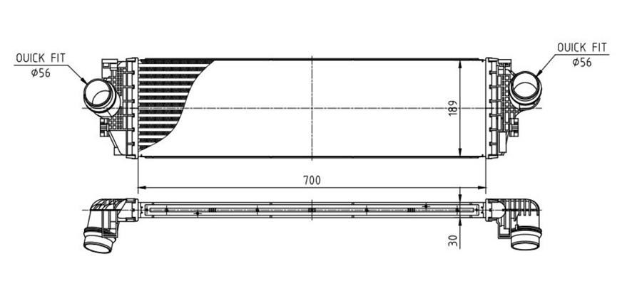 Ford Focus IV Intercooler 1.0-1.5 EcoBoost RADISEN