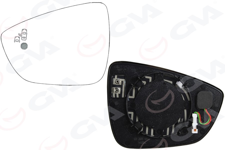 Ford Focus IV Sol Dış Dikiz Ayna Camı Kör Noktalı 18> GVA