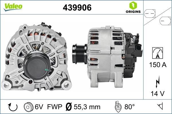Ford Focus Volvo S40 S60 V50 Courier Alternatör 1.5 / 1.6 / 2.0 TDCİ 150 AMP VALEO