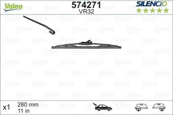 Ford Focus Fiesta 5 Arka Silecek Lastiği 280 mm VALEO