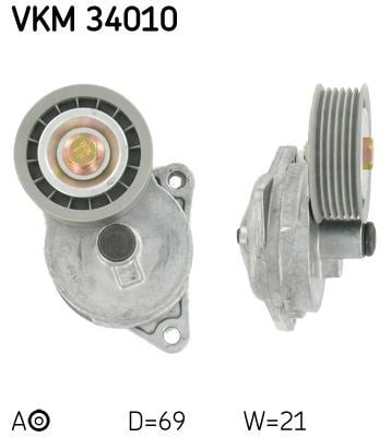 Ford Focus Alternatör Gergi Rulmanı Kütüklü SKF