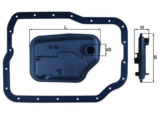 Ford Focus Otomatik Şanzıman Filtresi Contalı MAHLE