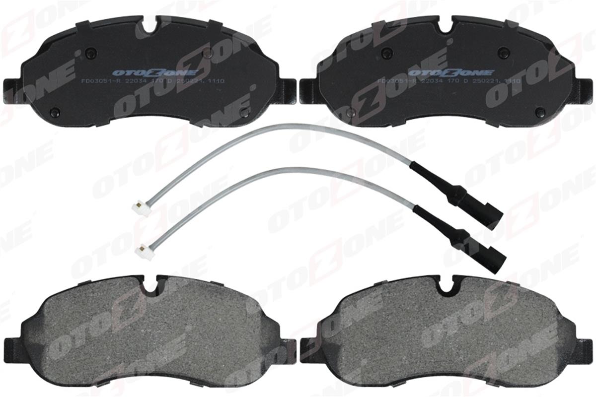 Ford Transit V363 (2014 Sonrası) Ön Fren Balatası Fişli Bk312k021ae-Bk312k021ad