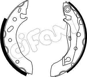 Ford Escort Arka Fren Pabucu CIFAM