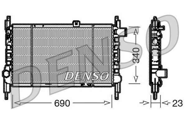 Ford USA Probe II Motor Su Radyatörü DENSO