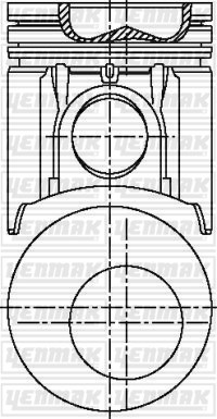Ford Piston Segman Q111.76mm STD YENMAK