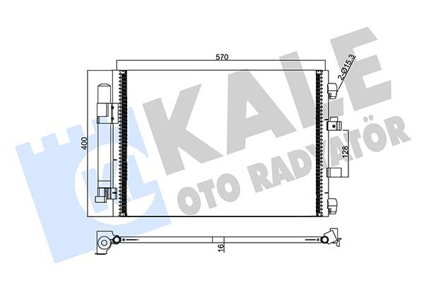 Ford Focus III Klima Radyatörü Kondenser KALE-RADYATOR