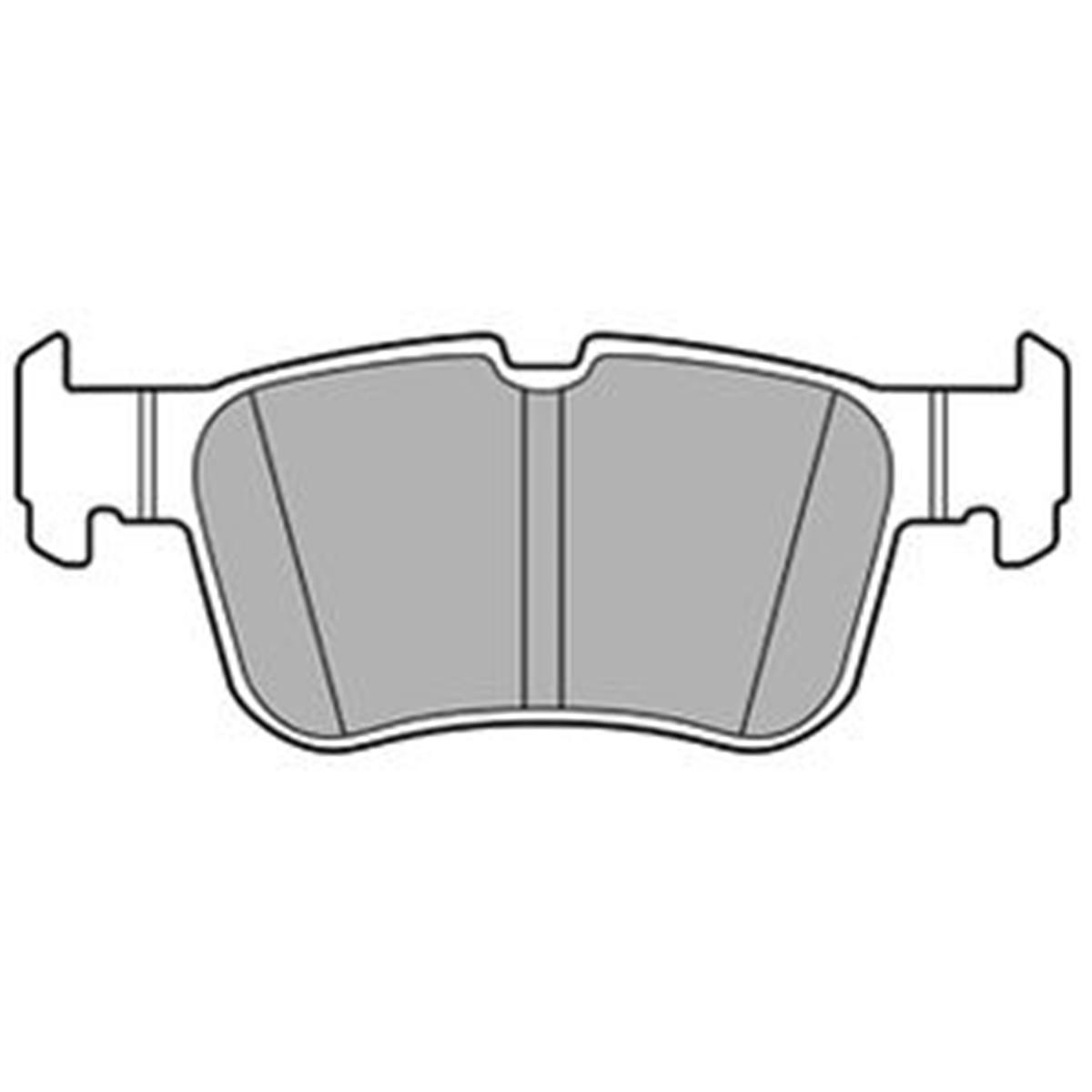 Ford Galaxy 3 (2015>) Mondeo 5 (2014>) Arka Fren Balatası Jx612m007aec-Ktlx612m007aeb