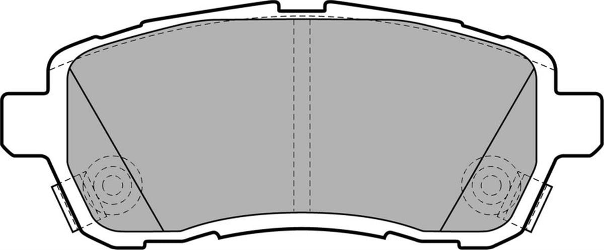 Ford Fiesta 6 Swift Mazda 2 Ön Balata 1550219-8V512k021aa-04465B1120