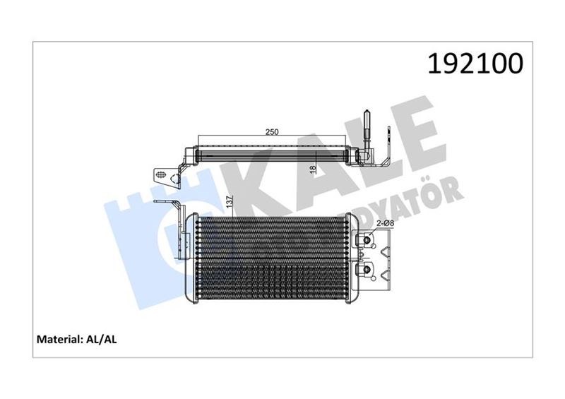Ford Transit 430ED Yakıt Soğutucu KALE-RADYATOR
