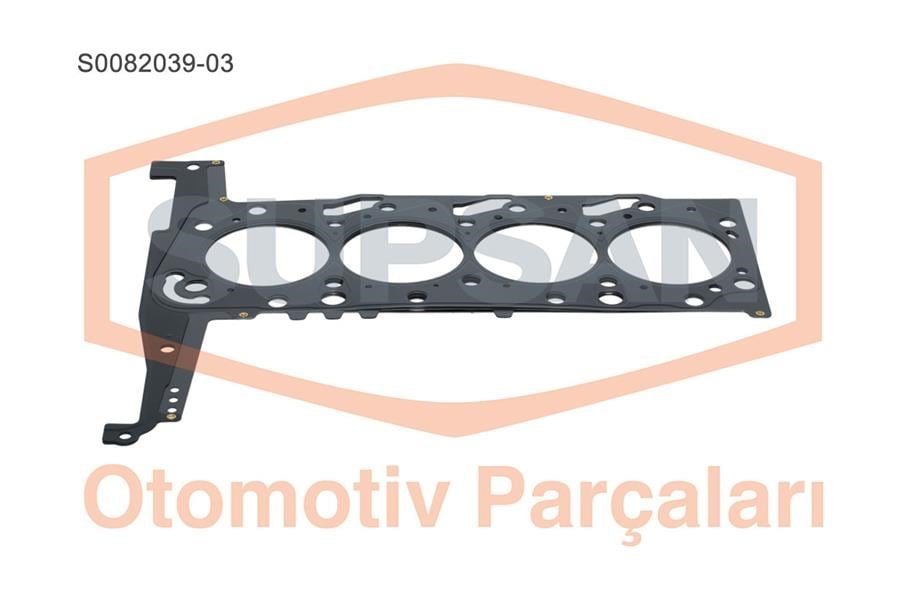 Ford Transit V184 2.4 TD Silindir Kapak Contası 3 Çentik SUPSAN