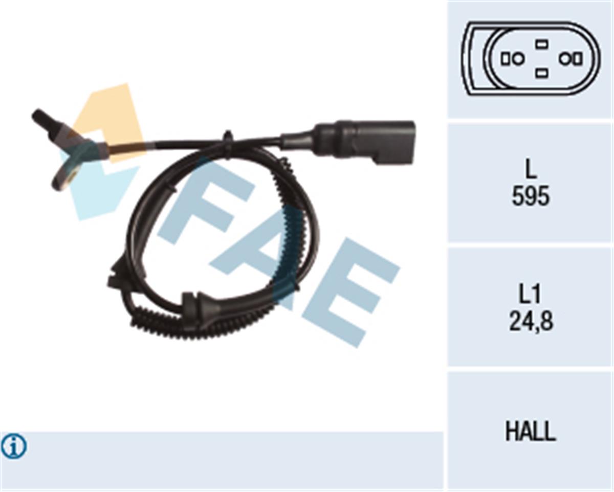 Ford Connect (02>) 1.8 16V Abs Hız Sensörü Ön