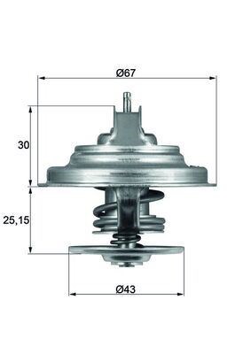 Ford Termostat Insert MAHLE