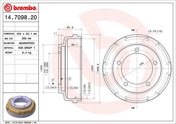 Ford Transit V185 Arka Fren Kampanası 2.0 TDCI BREMBO