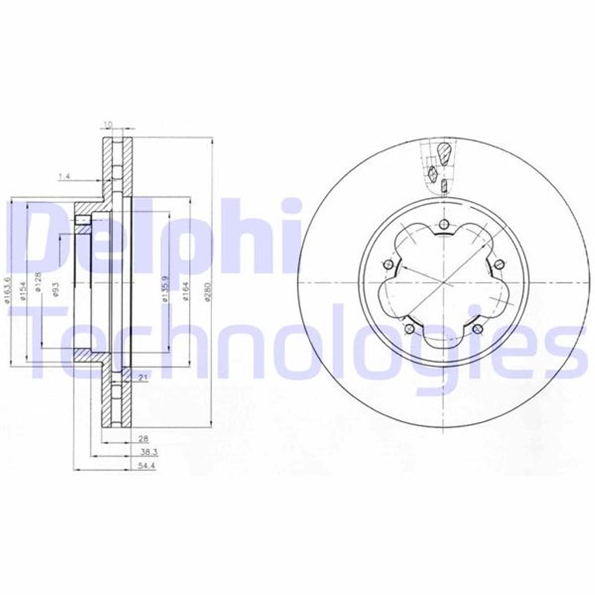Ford Transit V347 Fren Disk Aynası Ön 6C111125ba-6C111125bb-1371394