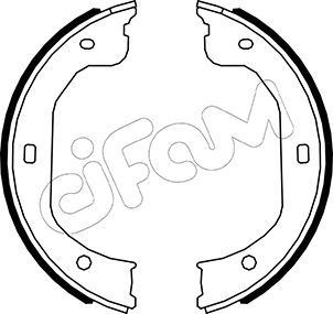 Ford / Mazda Tribute Arka Fren Pabucu CIFAM