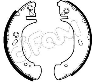 Ford Transit T12 Arka Pabuç Balata 2.0-2.5DI-2.5TD 254x52 CIFAM