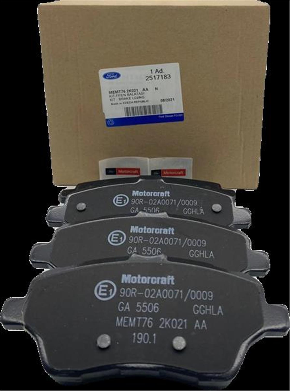 Ford Transit Torneo Courier B Max Ön Fren Balatası Meay1j2k021aa-Ay112k021ca