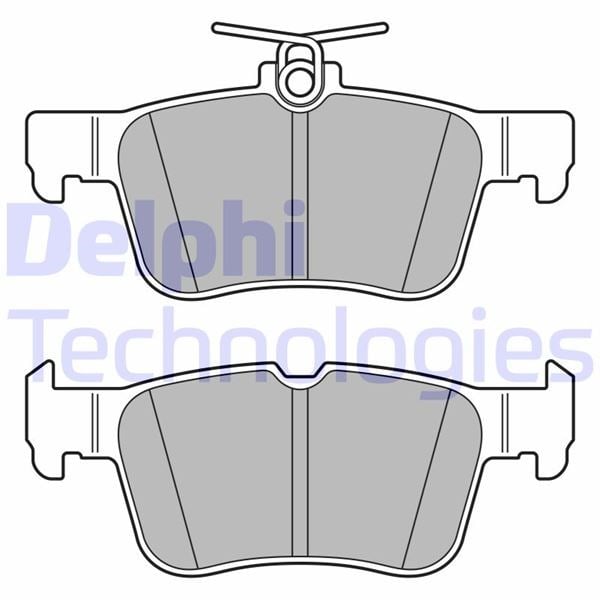 Ford Galaxy 3 Arka Fren Balatası DELPHI