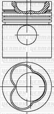 Ford 360 TC Tornado Turbo Piston Segman Q104.77mm STD YENMAK